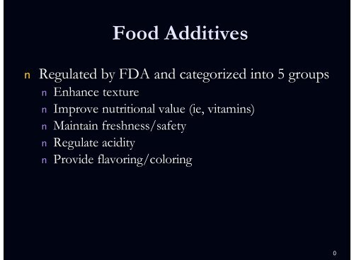 Pharmaceutical Additives