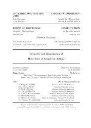 TH`ESE DE DOCTORAT DISSERTATION Carsten Balleier ...