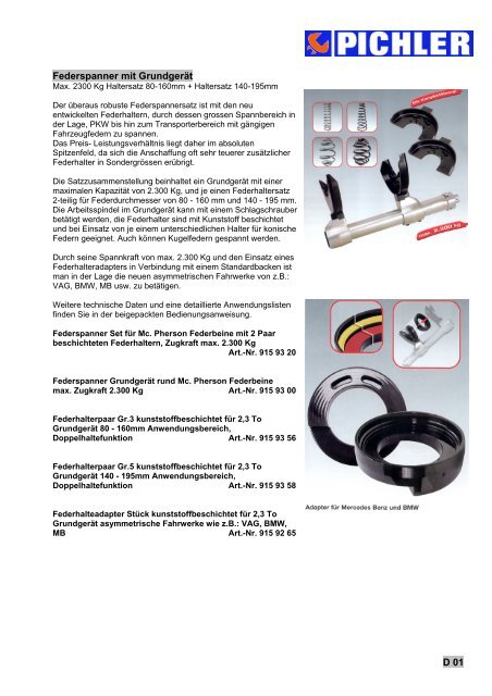 Catalogue page b 5 - bei PICHLER WERKZEUG