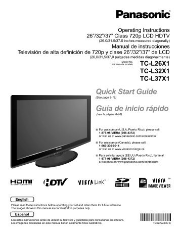 MANUAL DE USUARIO TC-L26X1X(es) - Panasonic