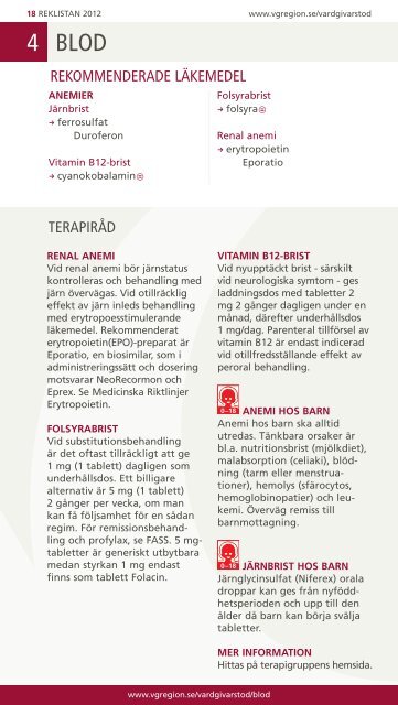 REKlistan 2012 - Vgregion.se - VÃ¤stra GÃ¶talandsregionen