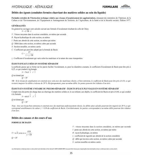 FORMULAIRE FORMULAIRE - Saint-Gobain PAM