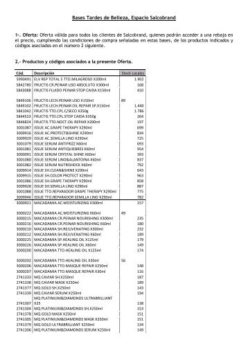 bases legales - Salcobrand