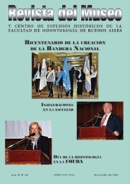 Revista del Museo NÂº 44 - Facultad de OdontologÃ­a - Universidad de ...