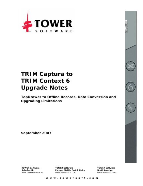 TRIM Captura to TRIM Context Upgrade Notes - TRIM User Network
