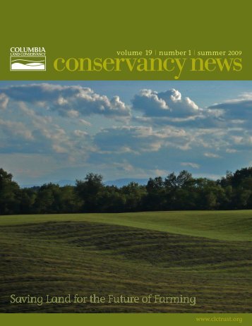 2008 Annual Report and Summer 2009 Newsletter - Columbia Land ...