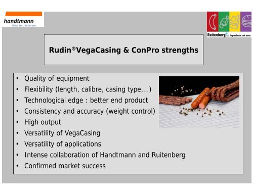 Edible coating : Vegetable casing solution by Ruitenberg ...