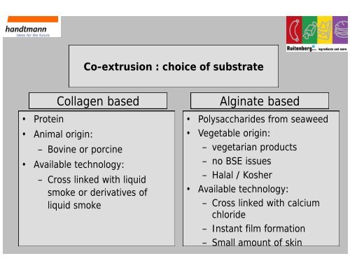 Edible coating : Vegetable casing solution by Ruitenberg ...