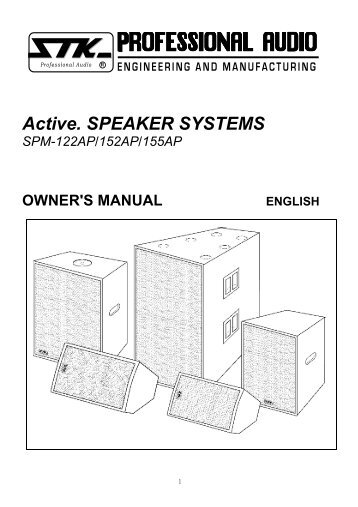 Active. SPEAKER SYSTEMS - STK