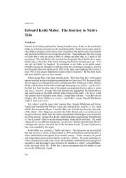 Edward Koiki Mabo: The Journey to Native Title - [API] Network