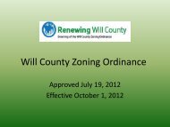 Will County Zoning Ordinance - USGBC â Illinois Chapter