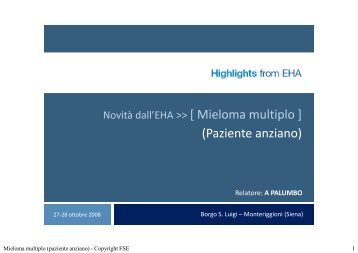 Î²2-m < 3.5 mg/L - Ematologia La Sapienza