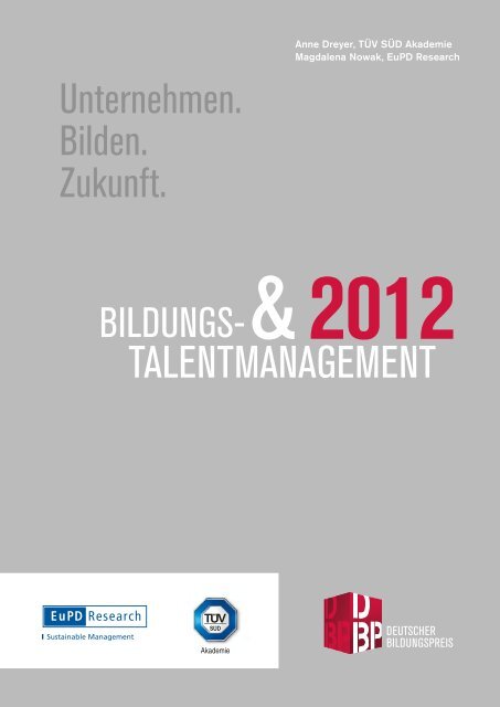 und Talentmanagement 2012 - Deutscher Bildungspreis