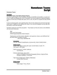 Exhibition Script - Museum on Main Street