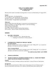 Audit Committee Meeting Minutes 31.08.2011 - Rural City of Murray ...