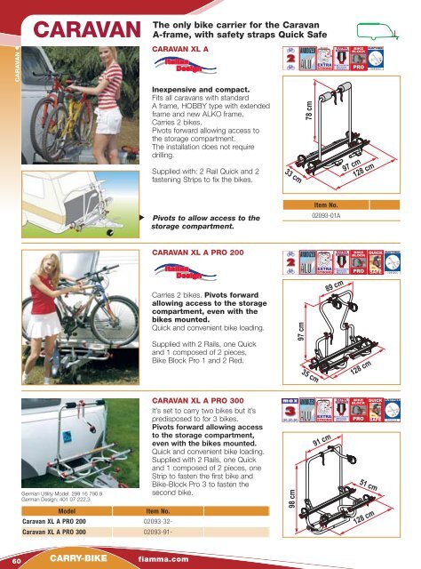 fiamma carry bike caravan xla pro 200