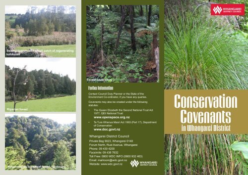 Conservation Covenants in Whangarei District