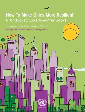 Making Cities Resilient - Economics of Disaster Risk Reduction
