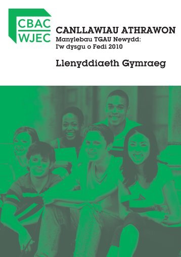 Llenyddiaeth Gymraeg: Canllawiau i Athrawon - WJEC