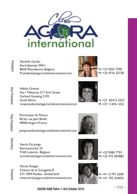 International Directory - 41 International