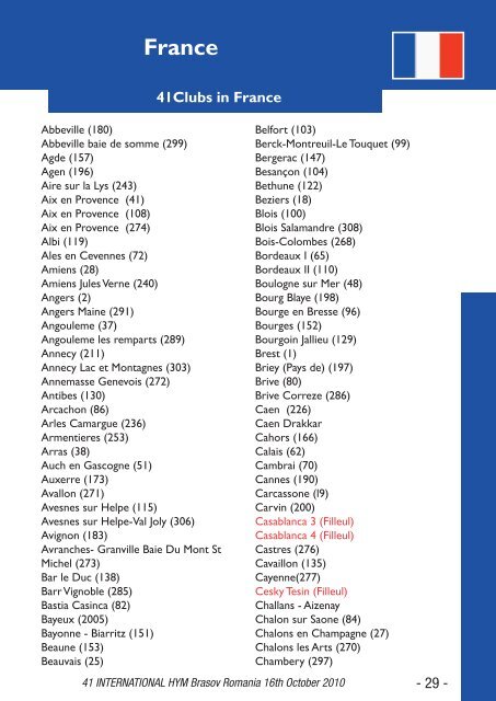 International Directory - 41 International