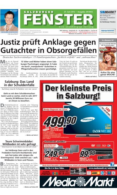 Justiz prüft Anklage gegen Gutachter in ... - Salzburger Fenster