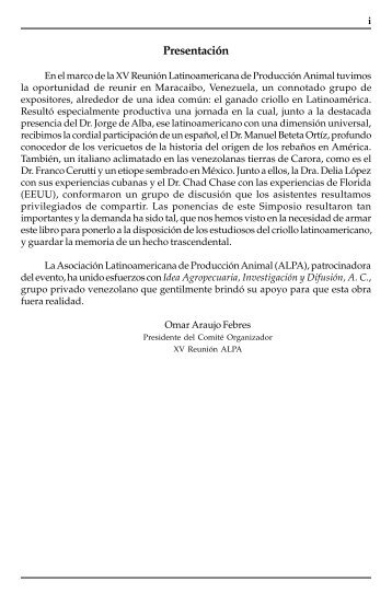 2 Prologo.pdf - AsociaciÃ³n Latinoamericana de ProducciÃ³n Animal