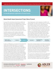INTERSECTIONS - Adler School of Professional Psychology