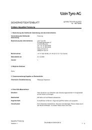 Sicherheitsdatenblatt Aqualine Fixierung - UZIN