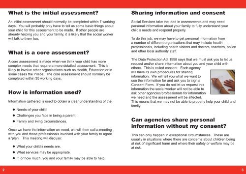 Assessment Of Children In Need & Their Families