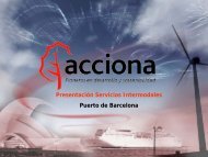 Acciona Trasmediterránea y Logística - Port de Barcelona