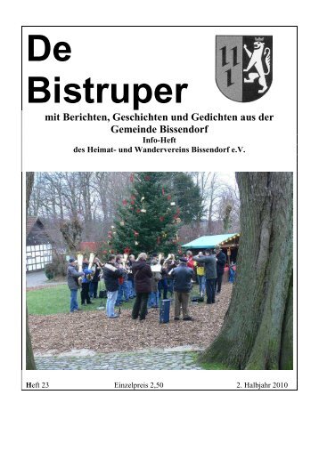 De Bistruper Heft 23 UB3Bullerdiek - Heimatverein-bissendorf.de