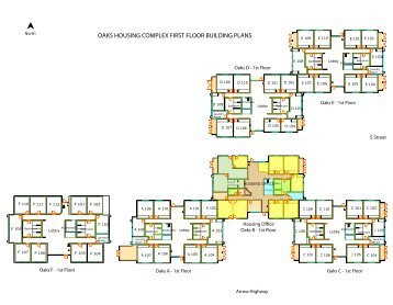 oaks housing complex first floor building plans - Sites at La Verne