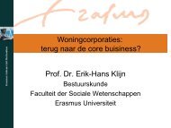 Prof. dr. Erik-Hans Klijn, hoogleraar Erasmus Universiteit ... - KISS