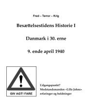 Besættelsestidens Historie I Danmark i 30. erne 9 ... - Aage Staffe