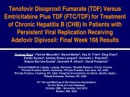 Versus EmtricitabinePlus TDF - HIVandHepatitis.com