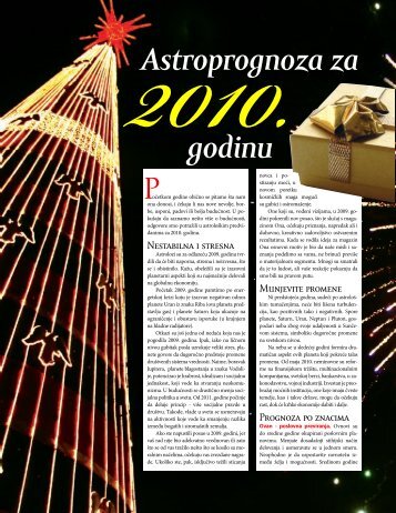 Astroloski pogled na novu 2010. godinu - Magazin