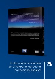 El libro debe convertirse en el referente del sector concesional ...