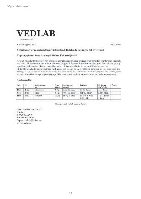 Stiftelsen KulturmiljÃ¶vÃ¥rd Rapport 2012:45. - KMMD