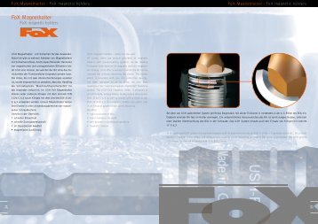 FoX Magnethalter - USH - Bis and Tools