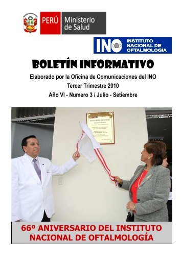 BOLETIN JULIO - SETIEMBRE 2010.pub - Instituto Nacional de ...