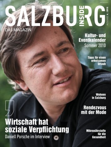 Ausgabe 4 - Mai - Salzburg Inside - Das Magazin