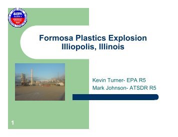 Formosa Plastics Explosion Illiopolis, Illinois