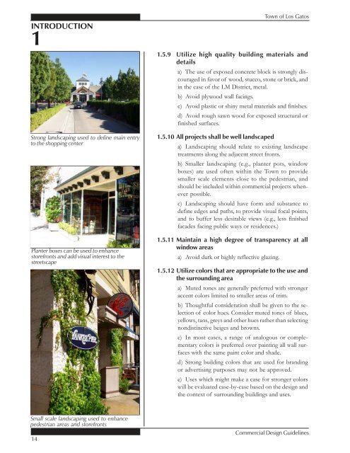 Los Gatos Commercial Design Guidelines FINAL ... - City of Winters