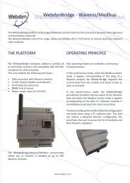 WebdynBridge - Wavenis/Modbus