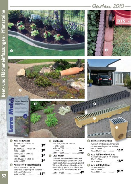 natürliche und dekorative Abdeckung für Gartenflächen Lavamulch rot//braun