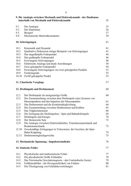 PHYSIK MECHANIK - Abteilung für Didaktik der Physik