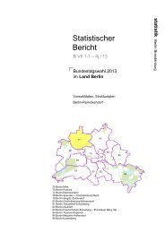 Bundestagswahl 2013 im Land Berlin - Die Landeswahlleiterin für ...