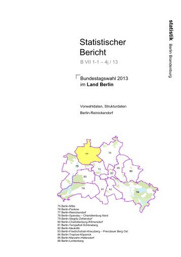 Bundestagswahl 2013 im Land Berlin - Die Landeswahlleiterin für ...