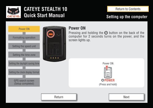 Installing CATEYE Sync